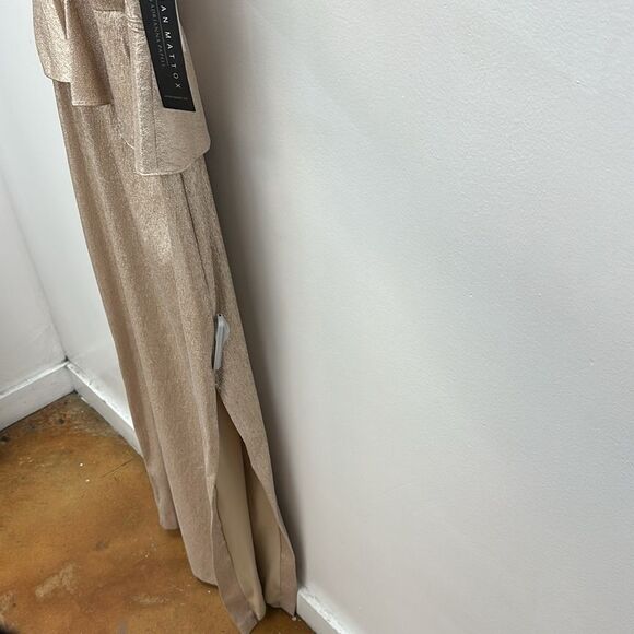 Aidan Mattox by Adrianna Papell maxi holiday dress 8 - Picture 5 of 7